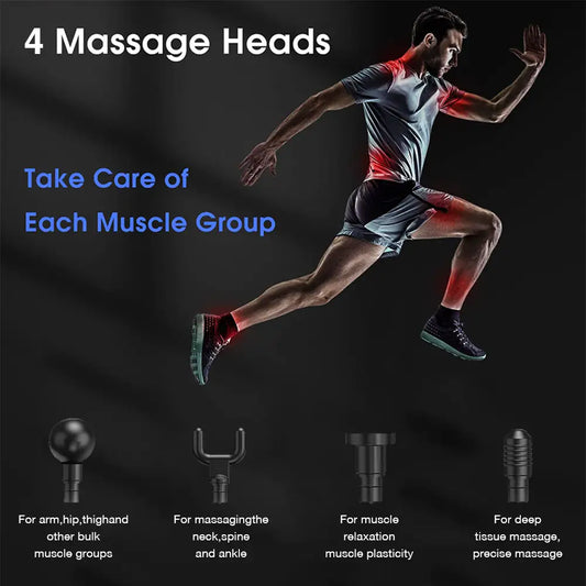 Mini Muscle Massage Gun Portable Body Massage Deep Handheld Percussion Massage For Body Back And Neck Leg